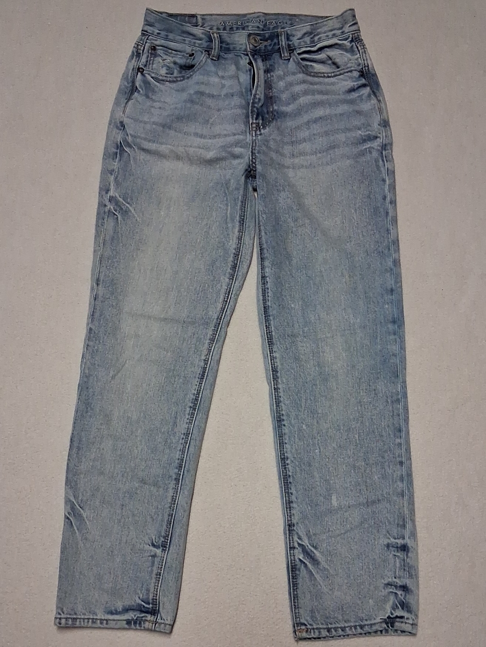 American Eagle Outfitters Light Wash Straight Leg Jeans